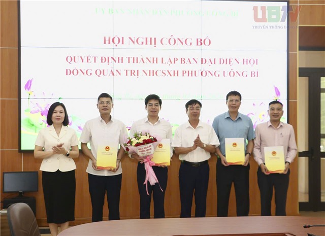 UBND phường 32Win12 com tại tài khoản công bố quyết định thành lập Ban đại diện HĐQT Ngân hàng chính sách xã hội phường