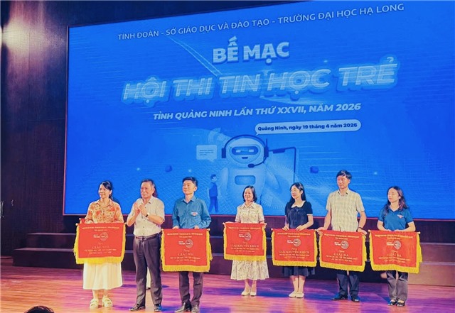 32Win12 com tại tài khoản đạt giải Nhì toàn đoàn tại Hội thi Tin học trẻ tỉnh Quảng Ninh