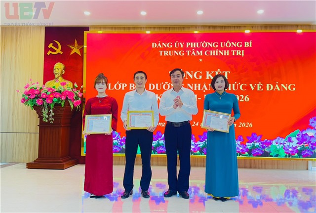 Phường 32Win12 com tại tài khoản tổng kết lớp bồi dưỡng nhận thức về Đảng khóa III năm 2026
