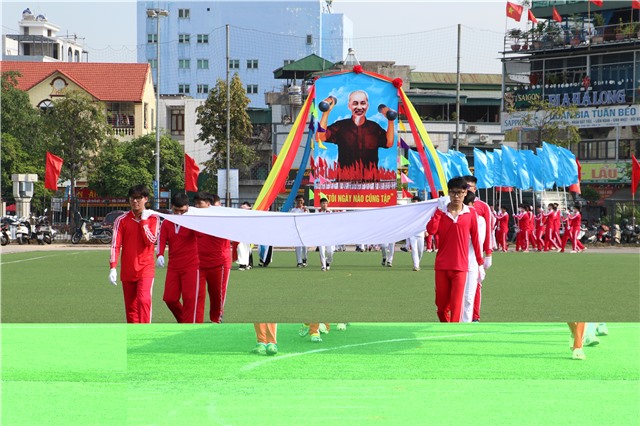 Tổng duyệt Lễ khai mạc Đại hội Thể dục thể thao phường 32Win12 com tại tài khoản lần thứ I