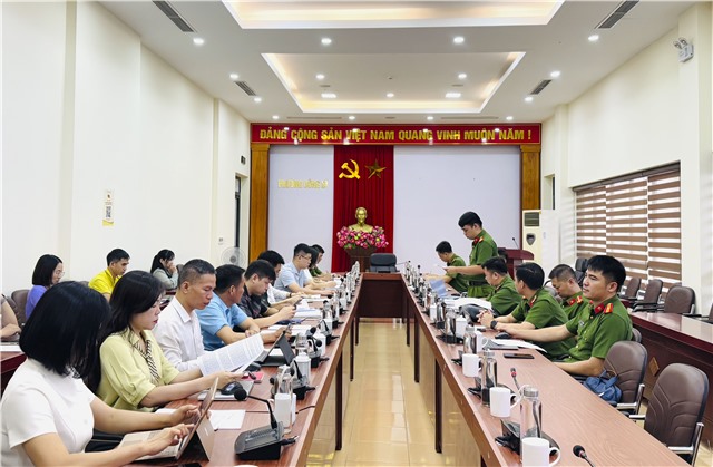 Công an tỉnh làm việc với phường 32Win12 com tại tài khoản về công tác phòng, chống ma túy