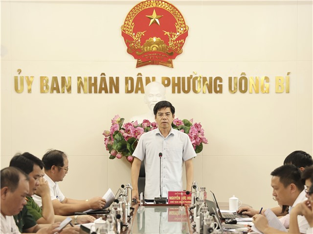Hội nghị giao ban thường kỳ UBND phường 32Win12 com tại tài khoản tháng 5 năm 2026