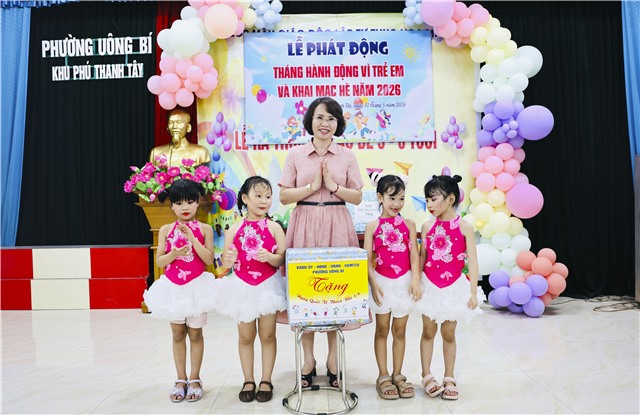 Khu Phú Thanh Tây: Phát động Tháng hành động vì trẻ em và khai mạc hè năm 2026