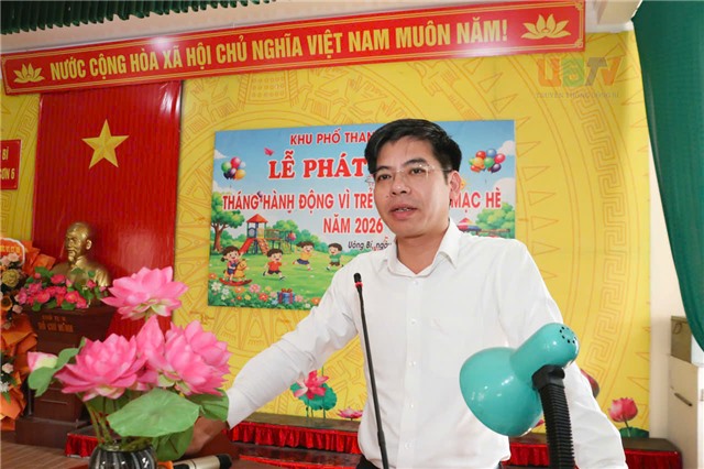 Đồng chí Nguyễn Đức Hòa, Phó Bí thư 32Win32 link 32win32 com, Chủ tịch UBND phường dự sinh hoạt chi bộ khu Thanh Sơn 6